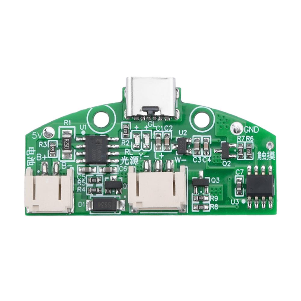 1 шт. 3,7 В Type-C Плата схемы настольной лампы USB-зарядка PCB Бесступенчатое затемнение Светодиодная сенсорная маленькая ночная лампа Модуль управления