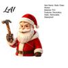Removable Glass Stickers Christmas Santa Claus Reusable PVC Window Static Sticker Holiday Theme Wall Clings