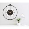 Stylish Metal Analog Wall Clock for Living Room, Bedroom, Office, Kitchen, and Hall Fancy Big Size Modern Wall Watch for Home Decor (40CM)