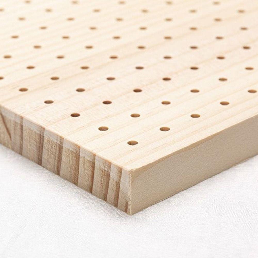 Деревянная блокировочная доска для вязания DIY Основа для глины для лепки Доска-заглушка Доски для блокировки крючком Рукоделие