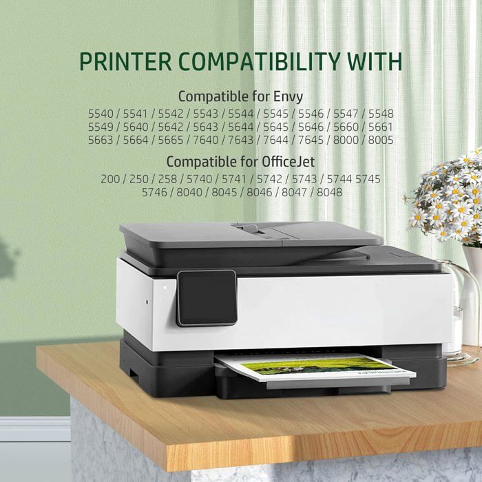 62Xl Ink Cartridges For Hp 62 Xl Black And Tricolor, Compatible With Envy 5540 5640 5644 7640 5547 For Officejet 200 250 5740