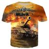 Игровые футболки World Of Tanks 3D-печать Летние Мужские Женские Повседневная Мода Большого Размера С Коротким Рукавом Мужские Футболки Топы Одежда для Мужчин