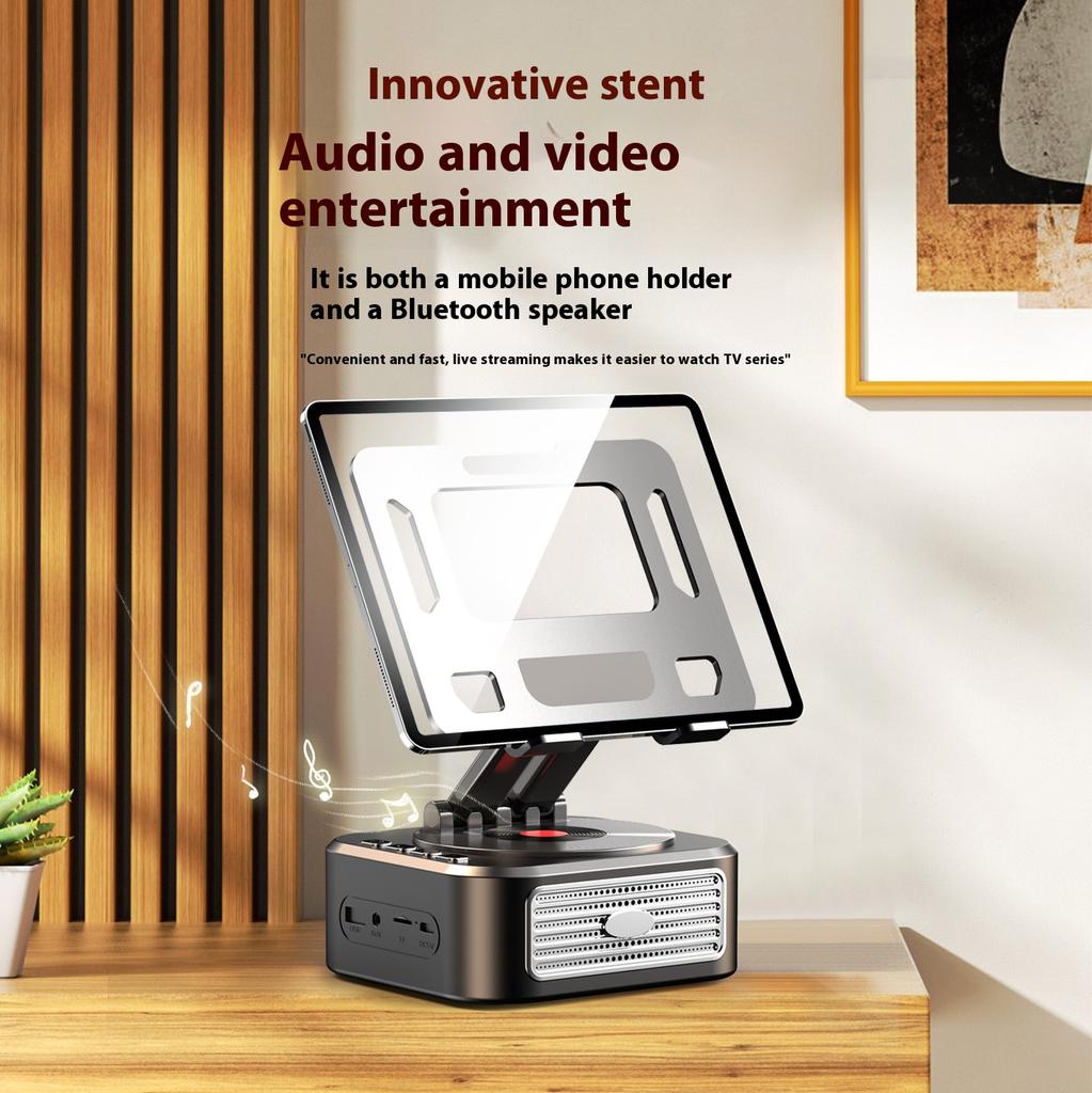 Creative Three-in-one Tablet Bracket, Speaker, Power Bank, Multi-functional Live Broadcast Bracket, Bluetooth Speaker, Mobile Phone.