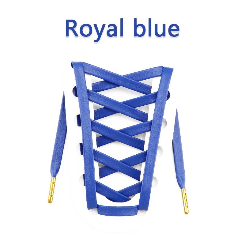 Качественные металлические шнурки для кроссовок, ботинок, шнурки для обуви, роскошные шнурки из искусственной кожи, аксессуары для обуви, унисекс, 1 пара