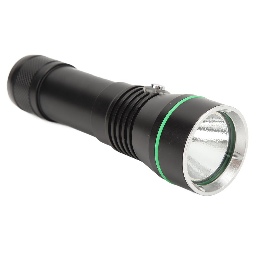Diving Flashlight High Bright 110 Meter Underwater Flashlight IPX8 Waterproof 3 Lighting Modes