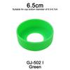 1Pc 6.5CM 16G 15 Colour Threaded Soft Silicone Cup Bottom Cover Wear Resistant Ring Sleeve Sheath Anti Slip Good Toughness