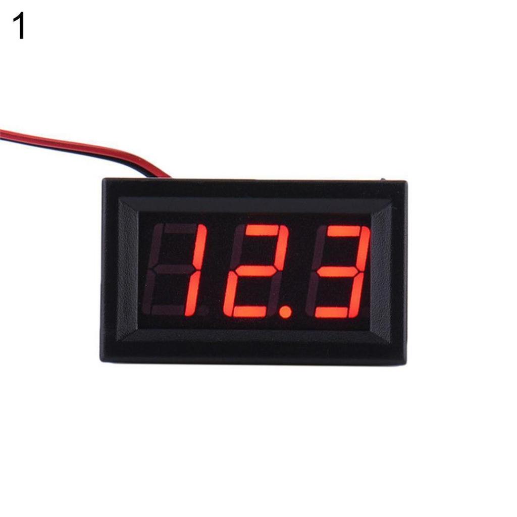 Two-wire DC 5V-120V Digital Display Voltmeter LED Panel Digital Display Voltage Meter Device