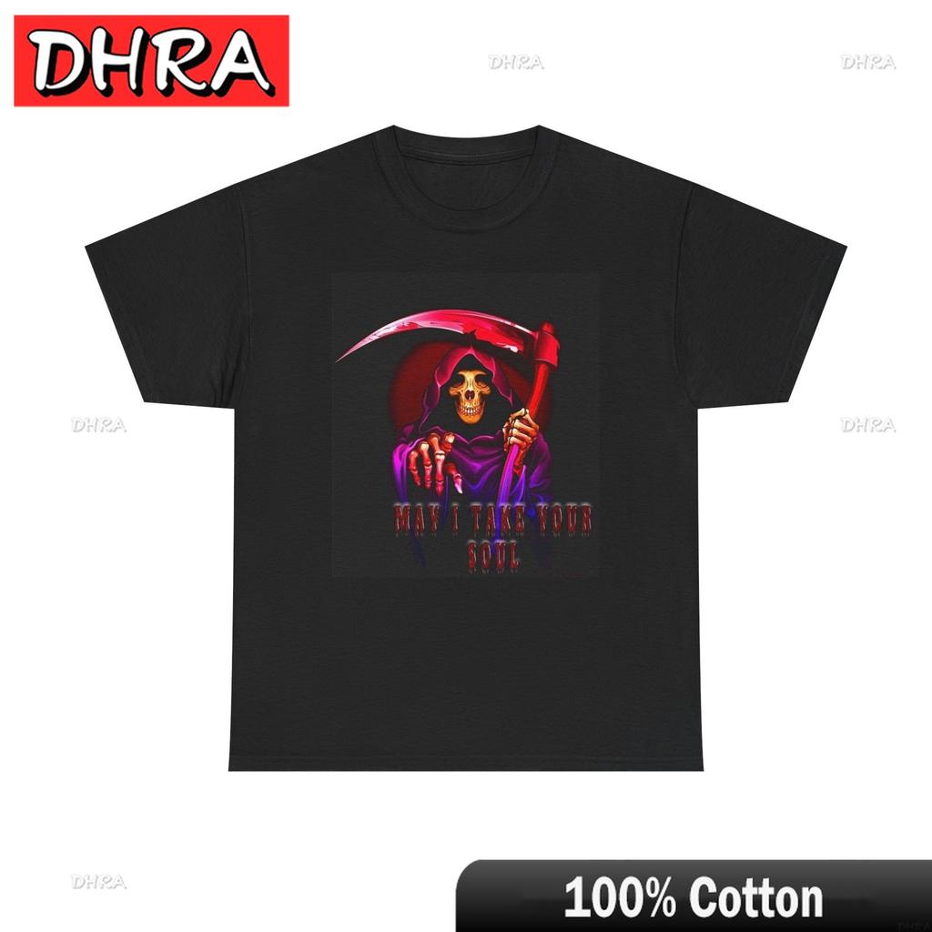 Take Your Soul Graphic T Shirt Retro Grim Reaper Unisex Heavy Cotton Tee Tee Stylish Graphic Minimalist Tee for Work TShirt