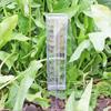 Yard Lawn Plastic Transparent Clear Sprinkler Rain Gauge Rain Meter Weather Instrument