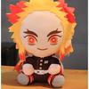20cm Hot Japan Demon Slayer Plush Dolls Lovely Anime Kimetsu No Yaiba Kamado Tanjirou Nezuko Zenitsu Kyoujurou Toys Kids Gifts
