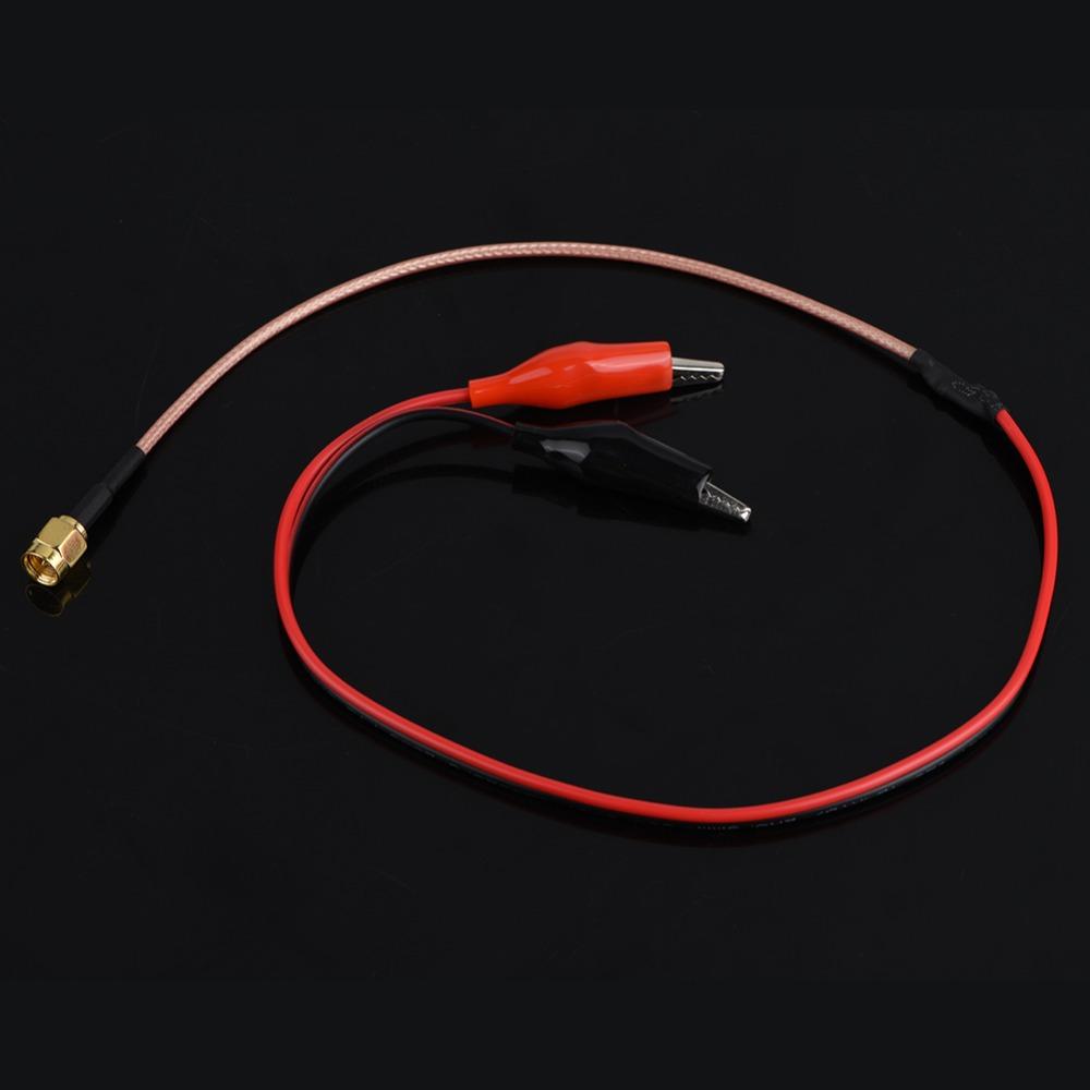 Ended Clips Frequency Cable Red Black Testing Wire Low Loss Coaxial Cable  Signal Transmission