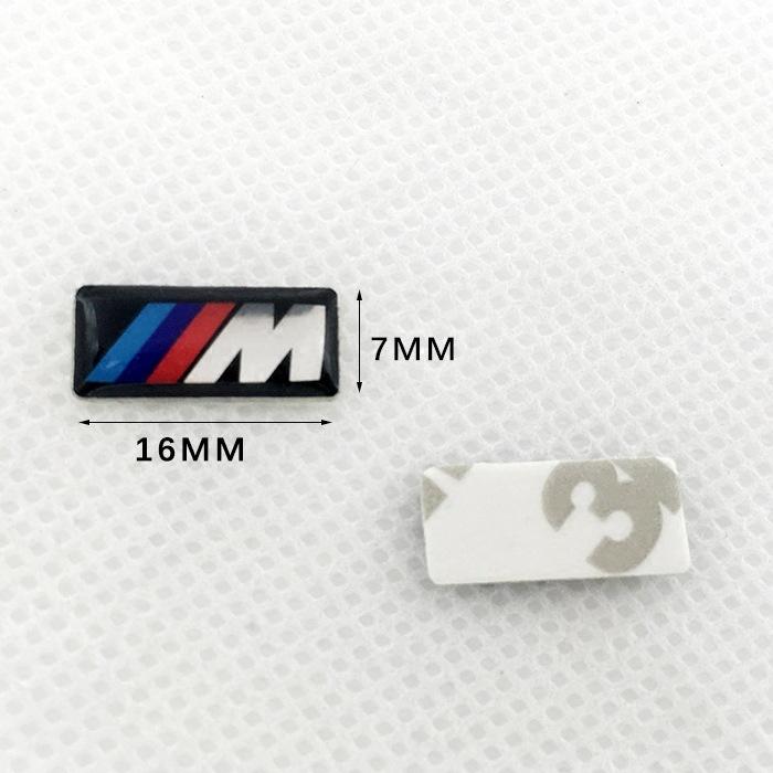 Для BMW M E46 E90 E60 Автомобильная наклейка 4 шт. Декор руля автомобиля Центральная заглушка ступицы Значок Наклейка DIY Декоративные аксессуары Для BMW M q00