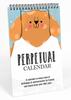 Inkdotpot Dog Perpetual Calendar, Important Dates To Remember- 6x9 Monthly and Daily Wall Hanging Journal for Special Days