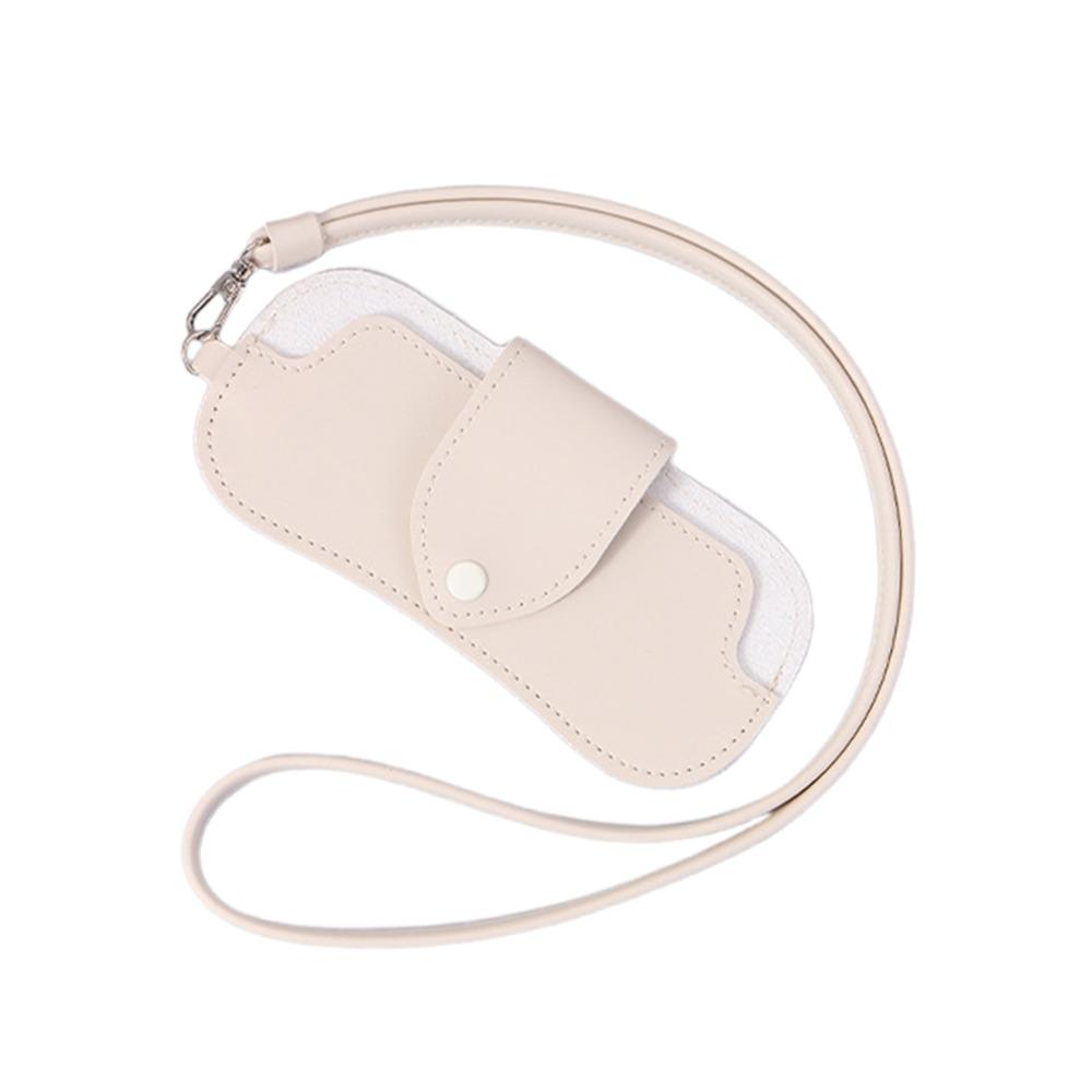 Однотонный чехол для солнцезащитных очков из ПУ кожи, подвесной, аксессуары для очков