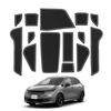 LANGBEAN Внутренние резиновые коврики для Nissan Note, карманы дверей, защита от царапин и шума, интерьер Note Aura E13, индивидуальный набор из 14 штук E13, противоскользящие коврики, защита,