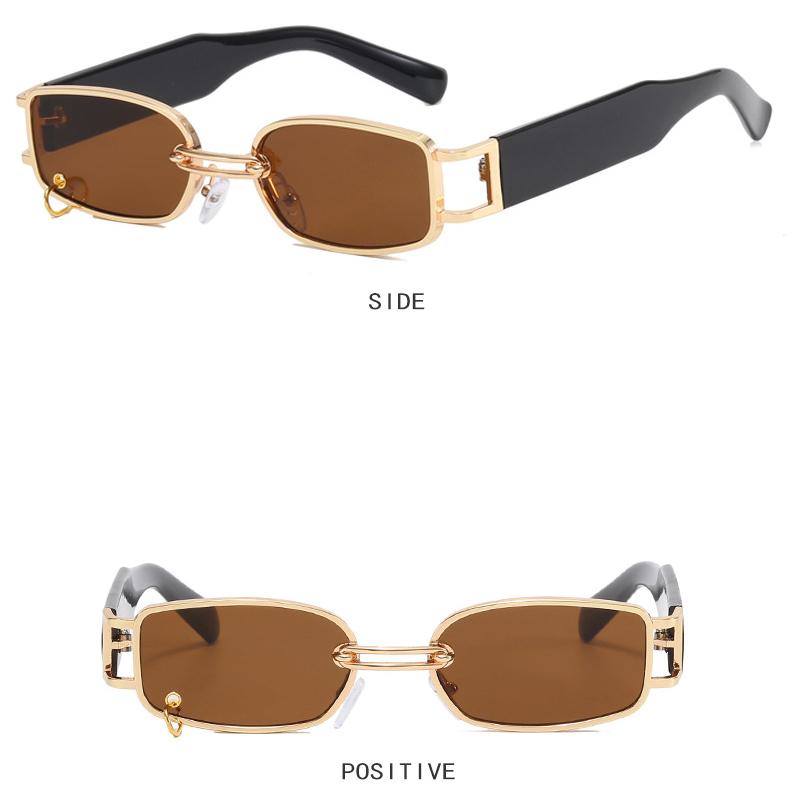 Women's Sunglasses, Sun Protection, Fashionable and Personalized Retro Rectangular Sunglasses, Men's Street Photography, Travel and Driving Glasses