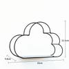 European Style Iron Cloud Wall Rack Free Punch Simple Home Living Room Wall Decoration Wall Hanging