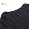 Женское платье на Хэллоуин с подолом «рыбий хвост» Slim Fit Нерегулярные манжеты с рюшами и рукавами «летучая мышь» Готическое платье с круглым вырезом Сплошной цвет Косплей Производительность Макси-платье