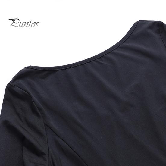Женское платье на Хэллоуин с подолом «рыбий хвост» Slim Fit Нерегулярные манжеты с рюшами и рукавами «летучая мышь» Готическое платье с круглым вырезом Сплошной цвет Косплей Производительность Макси-платье
