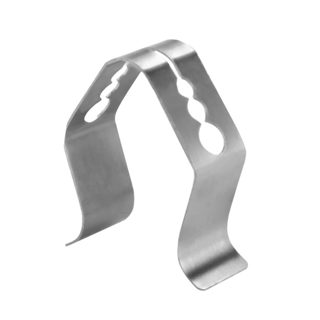 Barbecue Probe Clip 3-Hole Barbecue Thermometer Probe Fixing Clip Holder Kitchen BBQ Oven Grill Accessory Stainless