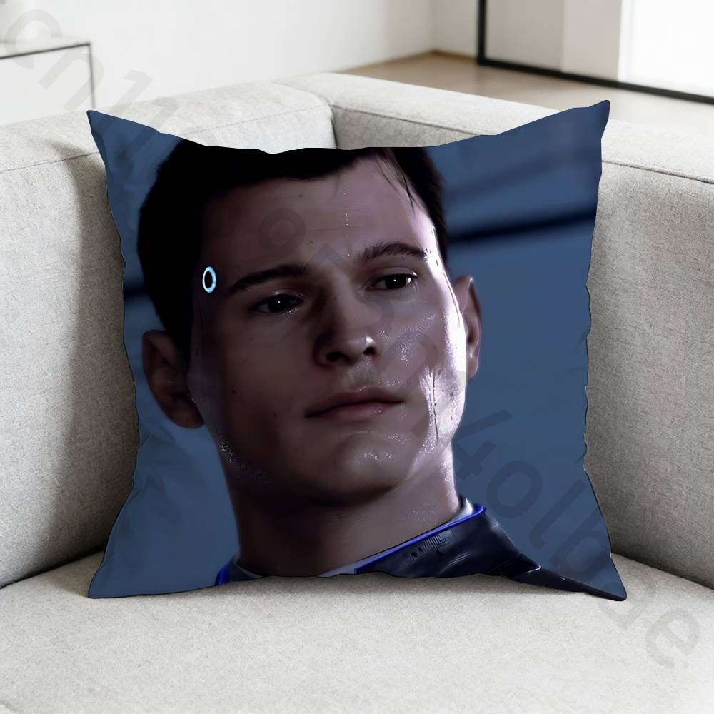 DDetroit Become Human Чехол для подушки Игровой Диван Гостиная Спальня Изголовье Спинка Подушка Квадратная Подушка Время для сна