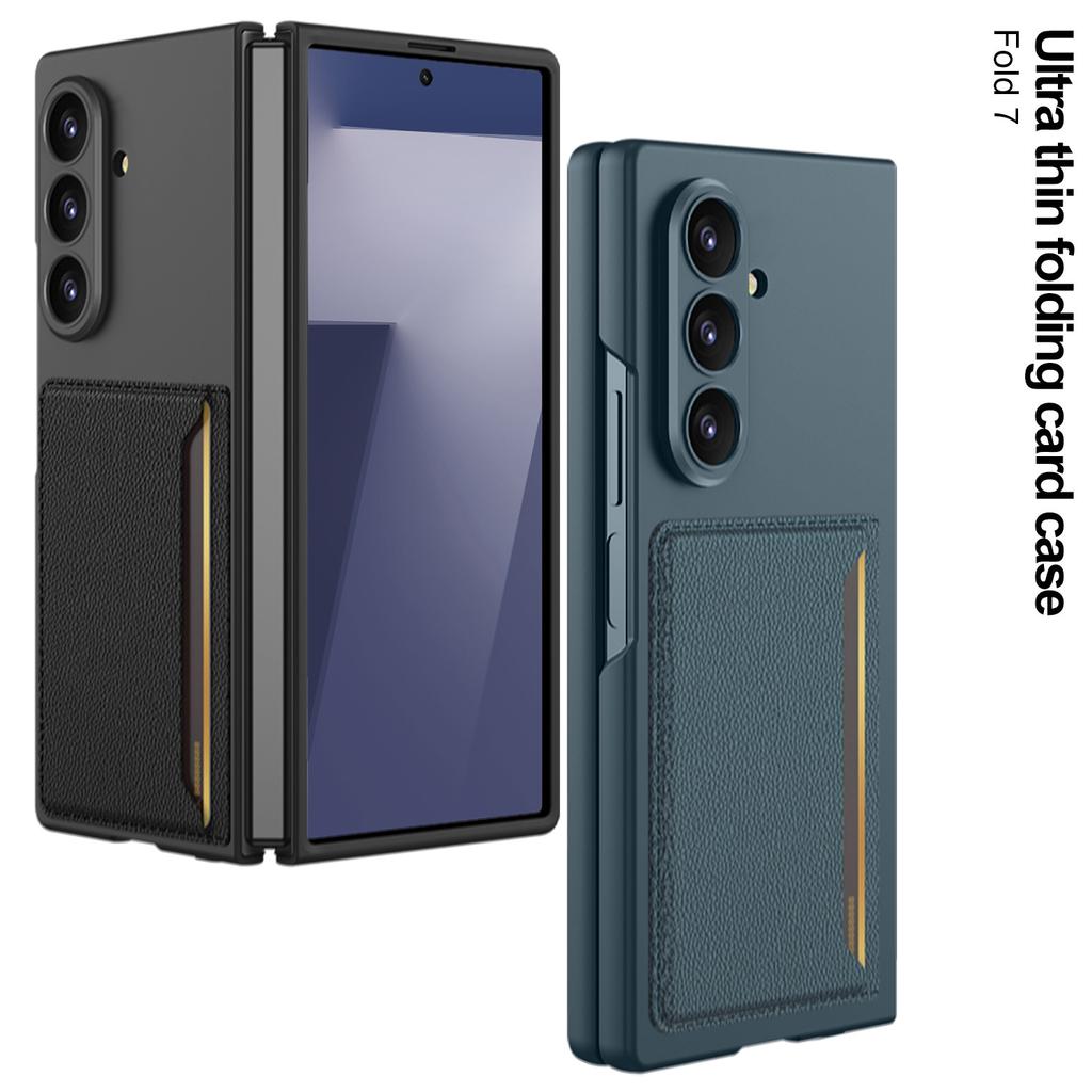 Креативный чехол для телефона Samsung Galaxy Z Fold7 со складным экраном, оснащенный ультратонким чехлом-картхолдером с мелкими отверстиями