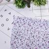 7Pcs Purple Cotton Sewing Fabrics 25*25cm Breathable Fabric Pretty DIY Artcraft Fabric  For Sewing