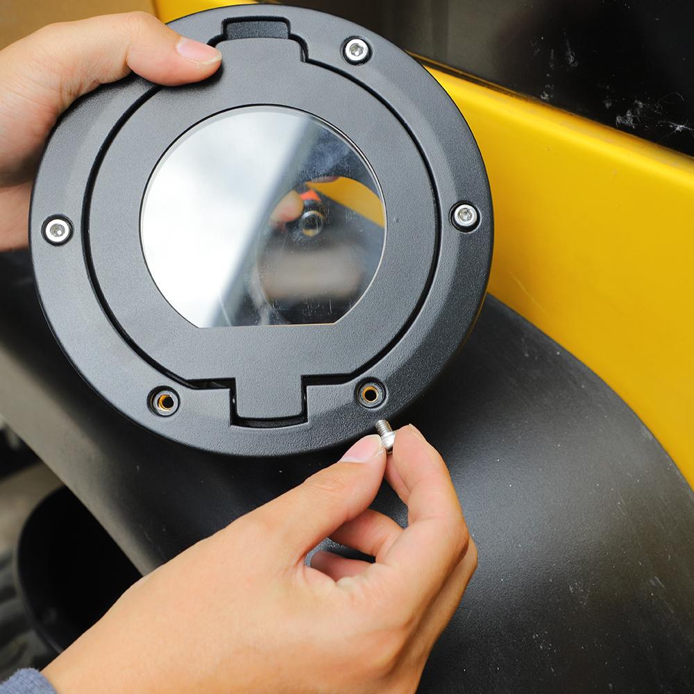 Крышка топливного бака из алюминиевого сплава ABS для Jeep Wrangler TJ 1997-2006