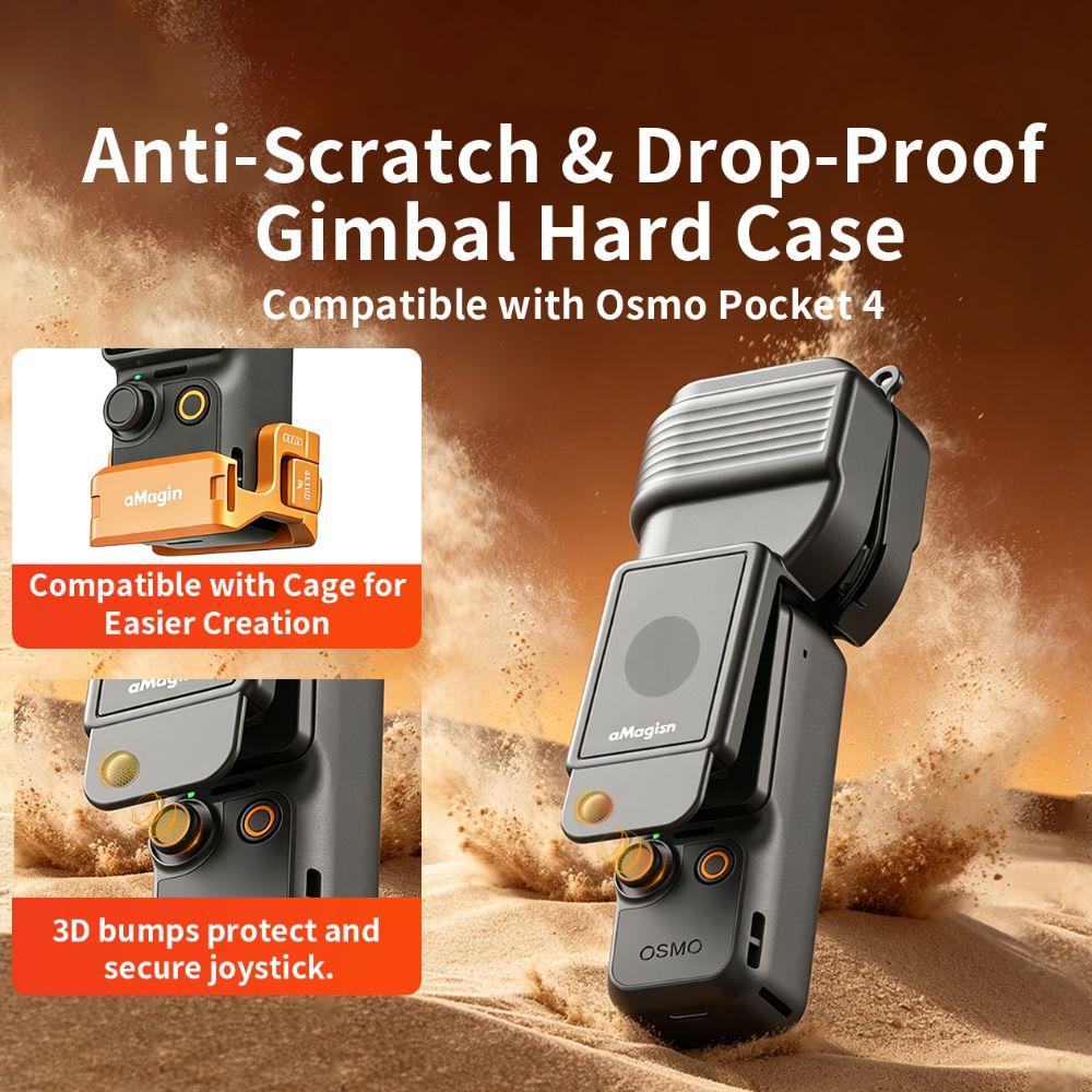 Flip Cover Gimbal Camera Protective Case Lens Cover for DJI Osmo Pocket 4 Action Camera Accessories