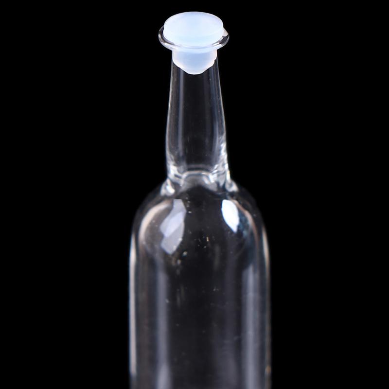 3шт 1: 12 Кукольный домик Миниатюра Стеклянная Бутылка Кухня Гостиная Аксессуары