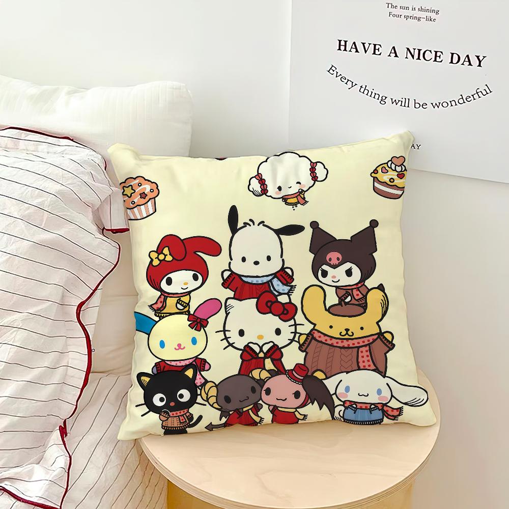 Милая мультяшная спортивная H-Hello K-Kitty и друзья Sro Комфортная мягкая Hogar Наволочка Диван Гостиная Кровать Домашний Декор Наволочки