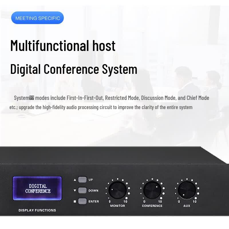 Проводная настольная система конференц-микрофонов Huido QH-660 «Один на шесть» (Китайская версия)