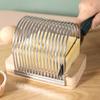Bread Slicer Multifunctional Sandwich/Toast Maker with Sturdy Wooden Base Potato Slicing Tool for