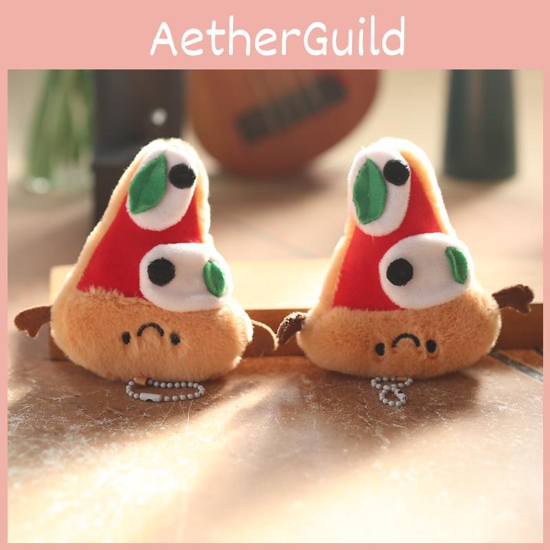 Мягкая игрушка Jellycat Пицца, плюшевый брелок, декор для рюкзака, с плюшевым коротким