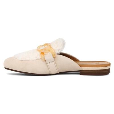 Janaya Sheepskin Casual Comfortable Fashion Sandals Women Sandals Almond-White 1136891-AMSD