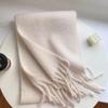 2025 20 Colors Solid Color Scarf Soft  Women's Pashmina Shawl Thickened and Warm Scarves Large Cashmere Shawl