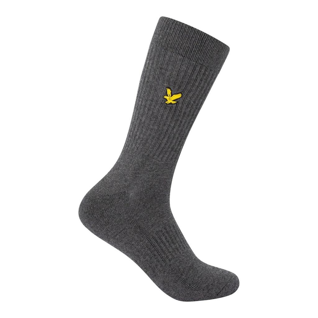 Lyle & Scott Mens Plain Socks (Pack of 3)