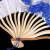 Style Bamboo Wooden Personalized Flower Home Decoration Dance Hand Fan Folding Fan Fan Crafts
