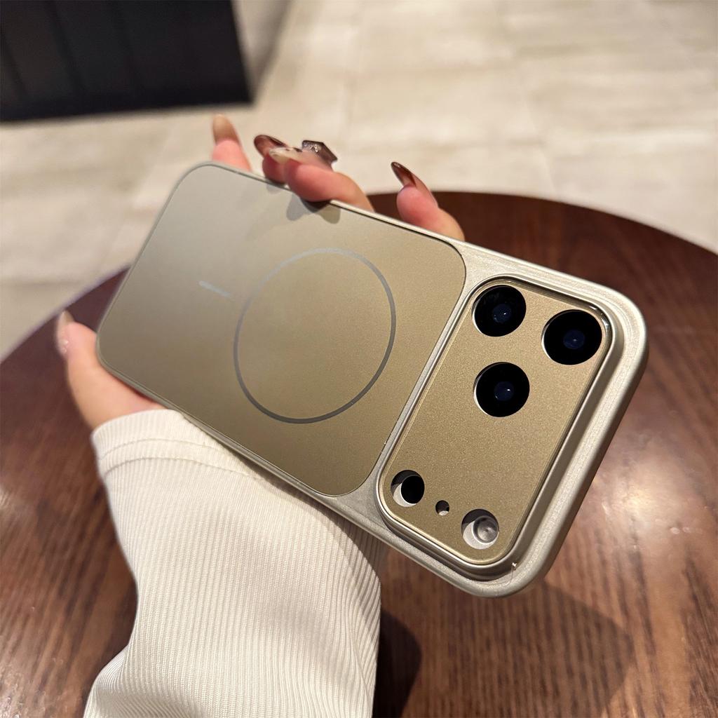 Чехол для iPhone 17 Pro Совместимый с MagSafe Защита объектива Акрил + ТПУ Матовый чехол для телефона