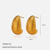 Chenhe Titanium Steel Jewelry Light Luxury Gold Jewelry Earrings Design Sense Niche Premium Sense Titanium Alloy Stud Earrings Women