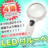 Phoenix Hand Magnifier [4x Magnification] Ideal for Work, Newspapers, and Reading  2 Brightness Adjustable Settings  LED Light Included 45-Day