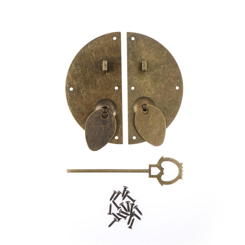 Китайский стиль Мебельная фурнитура Железная дверь Стук молоток Ручка Винтажный замок