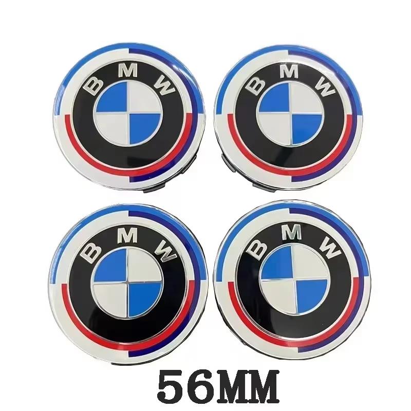 UIDM1 4Pcs 56/68mm Car Wheel Center Hub Cap Caps Emblem Logo For BMW X1 X3 X5 E90 E46 E60 F10 F30 F20 G20 E39 E92 G30 E87 E36 F11 E91