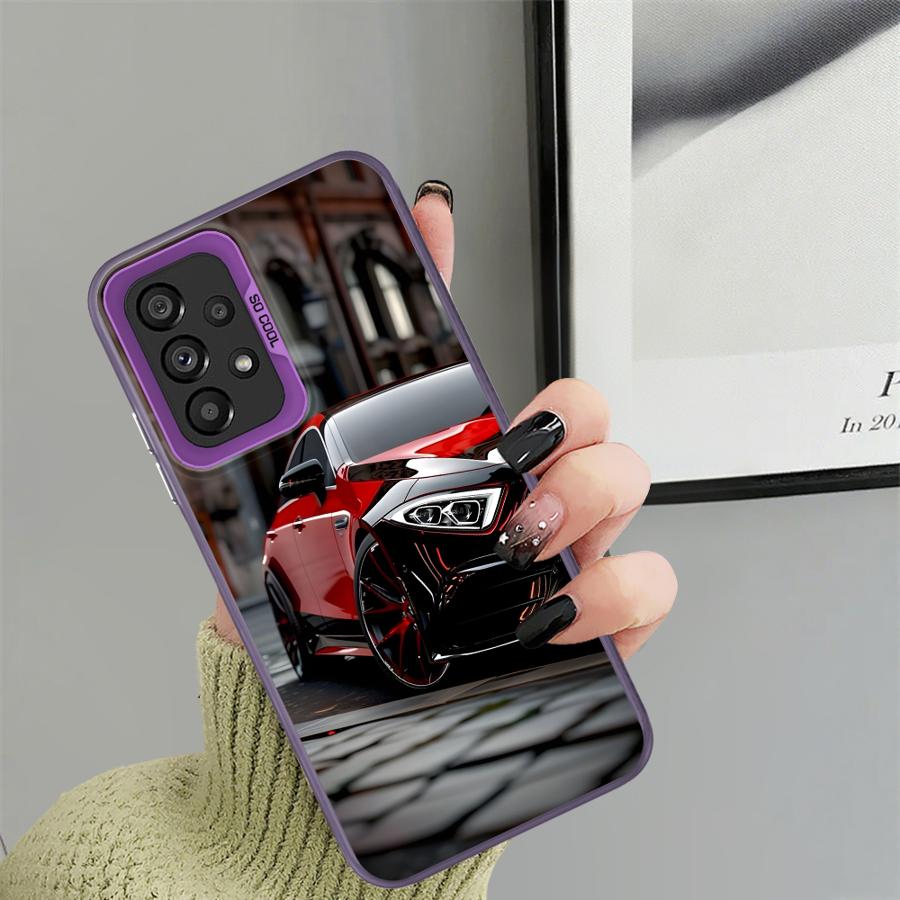 Back Phone Cover Case for Xiaomi Redmi A5 14C 10C 13C 9T 12C A1 A2 Plus 9C K60 Smoke Handsome Sports Car