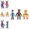 Причудливый набор из 6 светящихся кукол Fnaf Five Nights At Freddy's для творческой игры