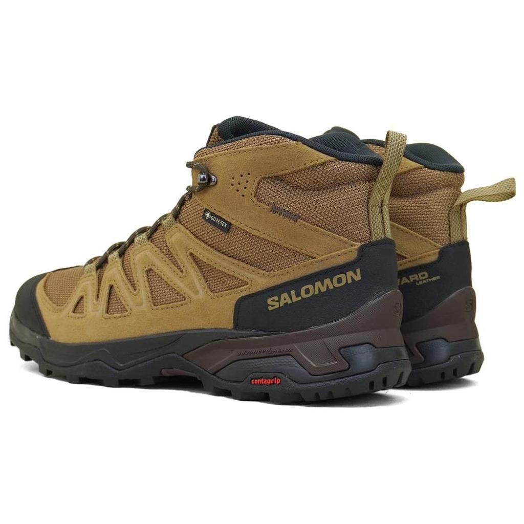 SALOMON X Ward Удобные Качественные Амортизирующие Полувысокие Функциональные Ботинки для Активного Отдыха Мужская Обувь Обожжённая Умбра 471818