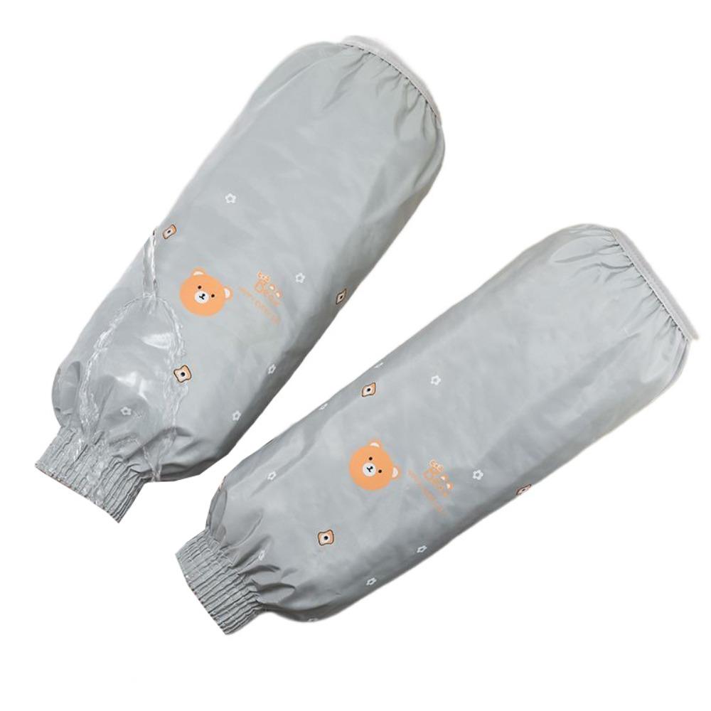 1Pair 33x17cm Cleaning Oversleeves Cute Arm Sleeve Oilproof Oversleeves  Cuff Protection