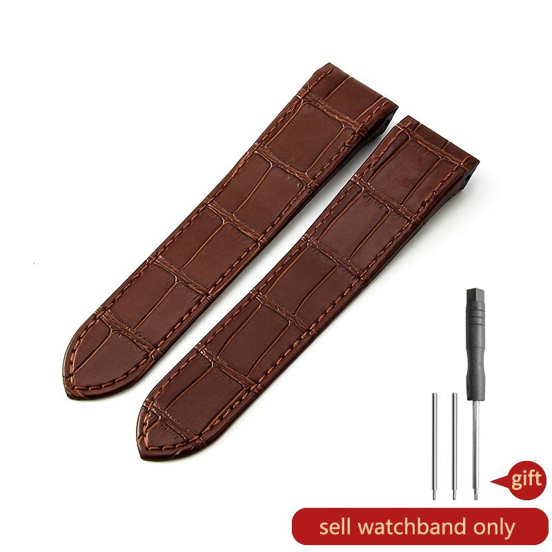 Ремешок для часов из натуральной кожи для Cartier Sandoz Santos 100 Ремешок для часов Мягкий Удобный Ремешок Аксессуары 20 23 мм Браслет