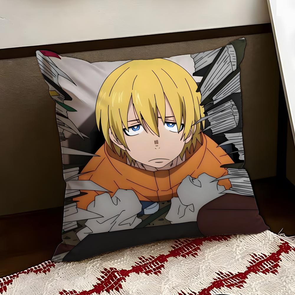 FFire Force аниме Наволочка Двусторонняя Мягкая Прочная Подушка Чехол для Дома Автомобиля Многоцелевое Использование для Повседневного Комфорта