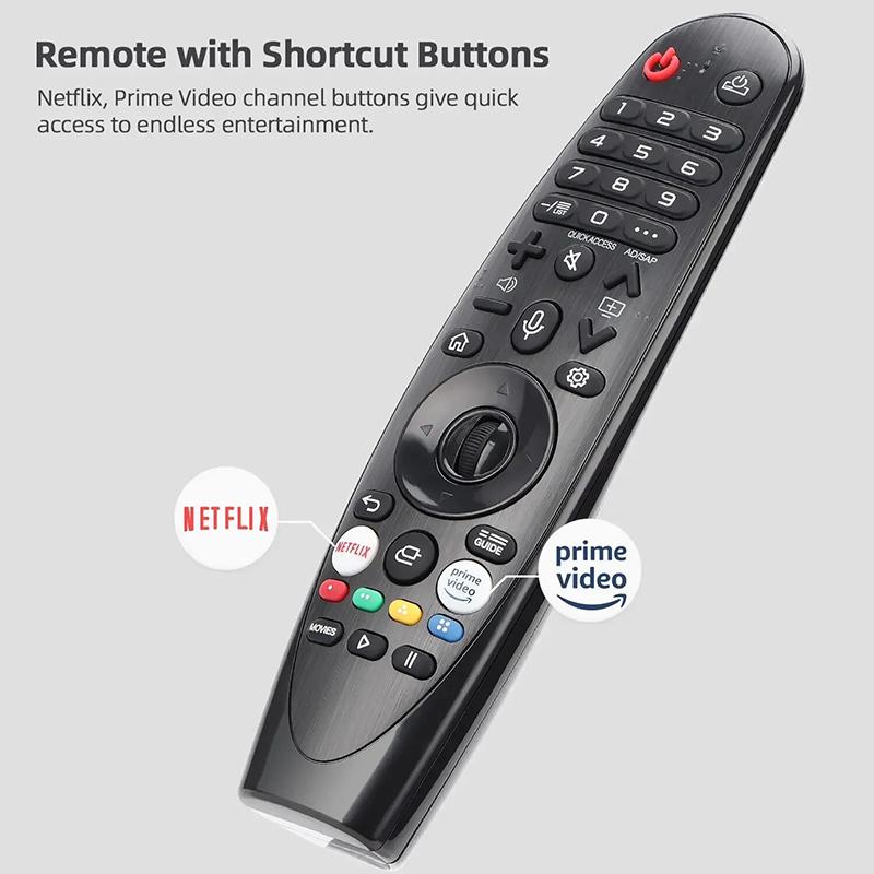 Универсальный голосовой Magic пульт для Smart TV Замена для AKB75855501 MR-20GA MR-19BA MR18BA 2018-2020 Smart HD TV Magic Remote 3